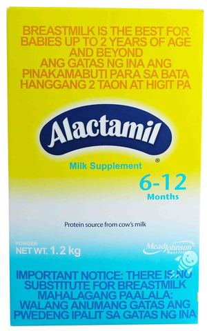 Alactamil With Choline Milk Supplement (6-12 Months) 1.2 kg