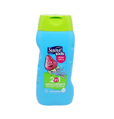 Suave 2 In 1 Kids Shampoo - Strawberry 355 ml