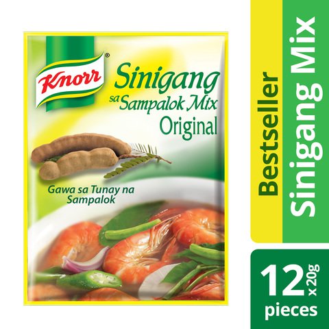 Knorr Sinigang Sa Sampalok Mix Original Multi-Pack 12 sachets x 20 g