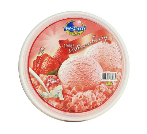 El Favorito Strawberry Ice Cream 1.3 l