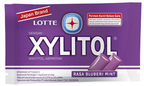 Lotte Xylitol Bluberi Mint 12 g