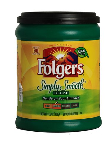 Folgers Simply Smooth Decaf 326 g