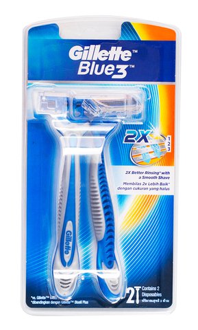 Gillette Disposable Blue 3 Razor 2 pcs /pack