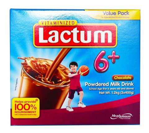 Lactum 6+ Powdered Milk Drink Chocolate 1.2 kg