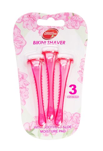 Supersavers Bikini Shave 3 pcs /pack