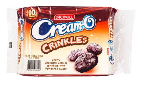 Cream-O Crinkles Chocolate Coookies 30 g x 10 pcs