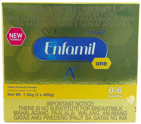 Enfamil A+ One 0-6 Months Infant Formula Powder 1.2 kg