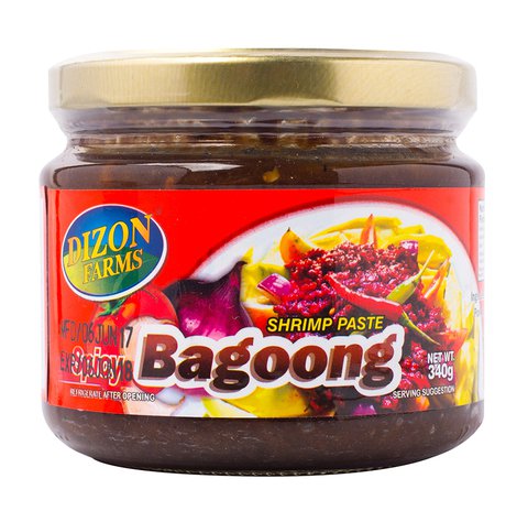 Dizon Farms Bagoong Regular Shrimp Paste - Spicy 340 g