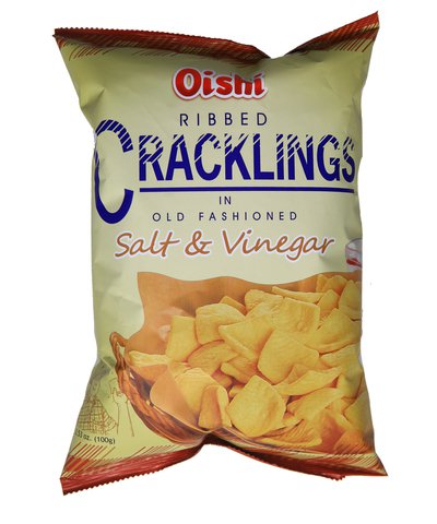 Oishi Marty's Cracklin' Salt &amp; Vinegar 100 g