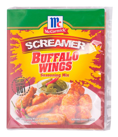 Mc Cormick Screamer Buffalo Wings Seasoning Mix 1 pc (70 g)