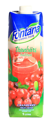Fontana Cranberry Fruit DrinK 1 l