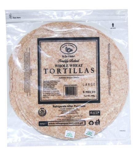 Village Gourmet Large Whole Wheat Tortillas 6 pcs /pack