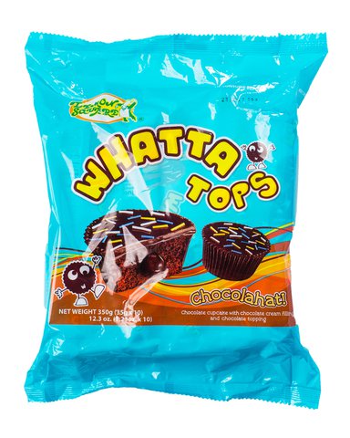 Lemon Square Whatta Tops Chocolate 350 g /pack