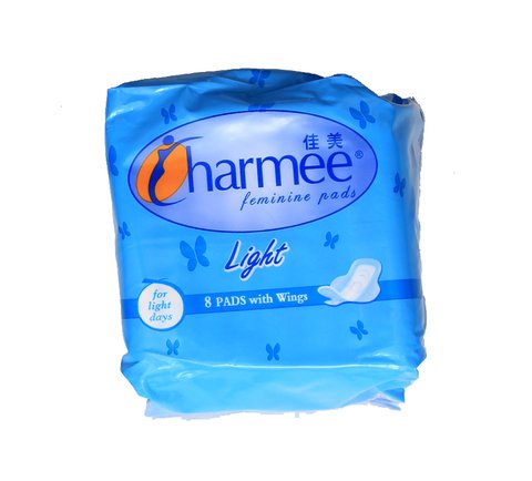 Charmee Pads Light With Wings Sanitary Napkins 8 pcs / pack