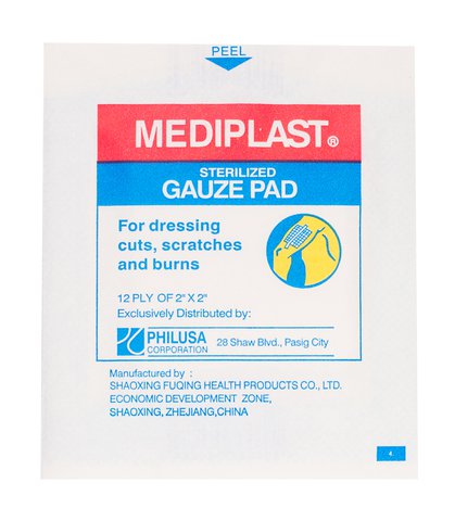 Mediplast Gauze Pads "2x2" 1 pc