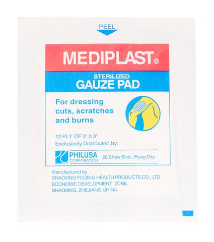 Mediplast Gauze Pads "3x3" 1 pc