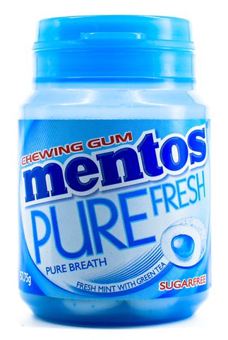 Mentos Chewing Gum Purefresh Bottle 57.75 g