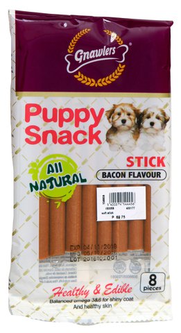 Jolly Dog Snack Bacon Sticker 5" 1 pc