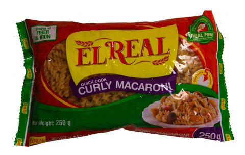 El Real Curly Macaroni 250 g