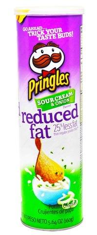 Pringles Original Reducd Fat - Sour Cream &amp; Onion 5.64 oz