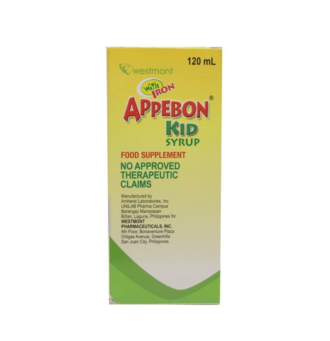 Appebon Kid Food Supplement - Syrup 120 ml