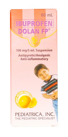Ibuprofen Dolan 100 mg Orange 60 ml