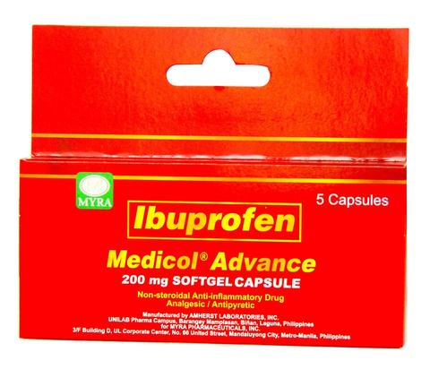 Ibuprofen Medicol Advance Soft Gel Capsule 5 pcs /pack