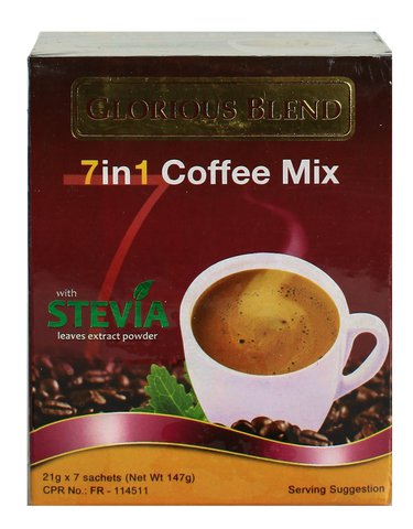 Glorious Blend 7in1 Coffee Mix 1 pack (7 pcs x 21 g)