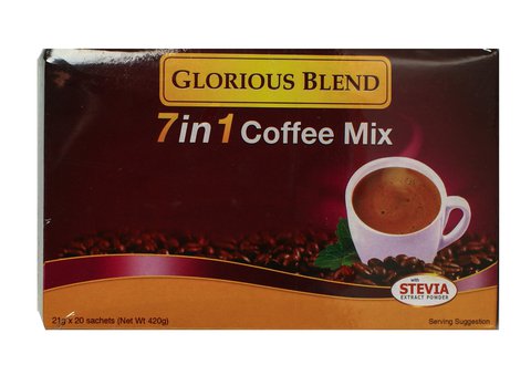 Glorious Blend 7in1 Coffee Mix 1 pack (20 pcs x 21 g)
