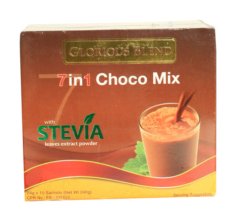 Glorious Blend 7 In 1 Choco Mix 1 pack (10 pcs x 24 g)