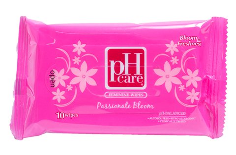 Ph Care Feminine Wipes Passionate Bloom 10 sheets /pack