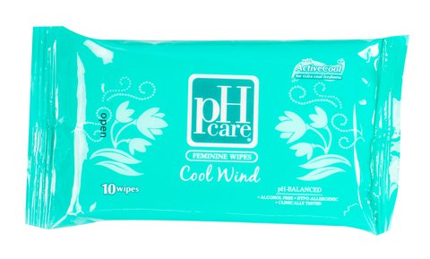 PH Care Feminine Wipes - Cool Wind 10 wipes (1 pack)