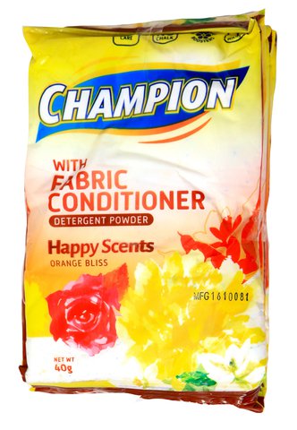 Champion Laundry Detergent Powder Happy Scent 40 g (6 pcs)