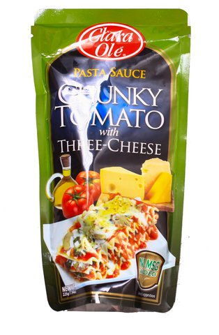 Clara Ole Chunky Tomato Three-Cheese Sauce 225 g