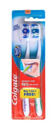 Colgate Toothbrush 360 1+1 1 pack