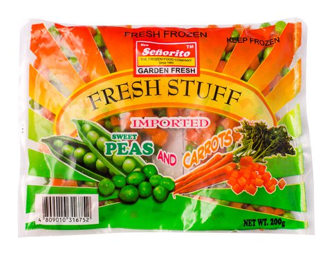 New Señorito Sweet Peas &amp; Carrots 200 g