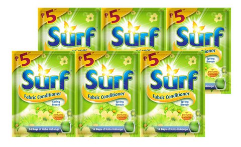 Surf Fabric Conditioner Spring Breeze Sachet 6 sachets x 28 ml
