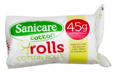 Sanicare Cotton Rolls 45 g