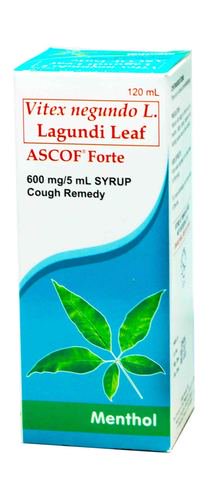 Ascof Menthol Cough Remedy 600mg 120 ml