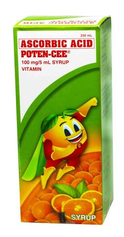 Poten-Cee Vitamin 100mg Syrup 250 ml
