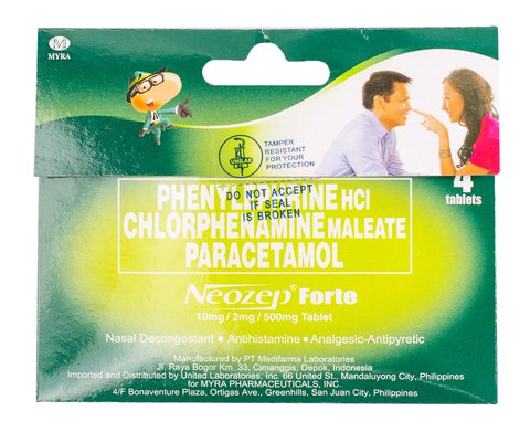 Neozep Forte Tablets 4 tablets