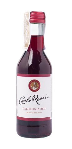 Carlo Rossi California Red Smooth Red Wine 187 ml
