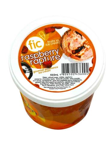 Fruits in Ice Cream Raspberry Capture Ice Cream 460 ml