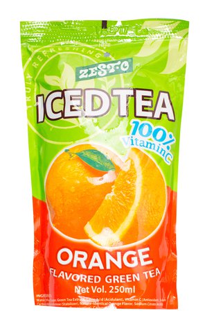 Zesto Iced Tea Orange Flavored Green Tea 250 ml