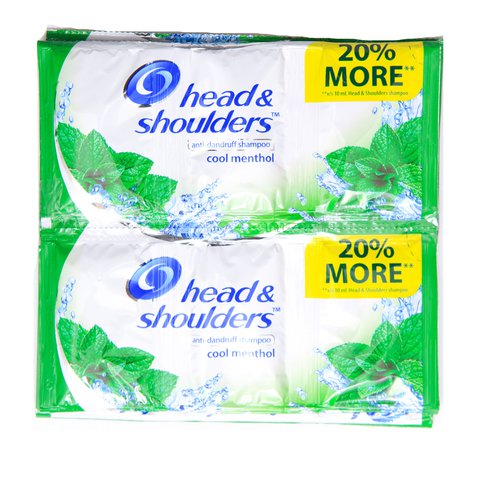 Head &amp; Shoulders Shampoo Cool Menthol 1 pack (12 ml x 6 pcs)