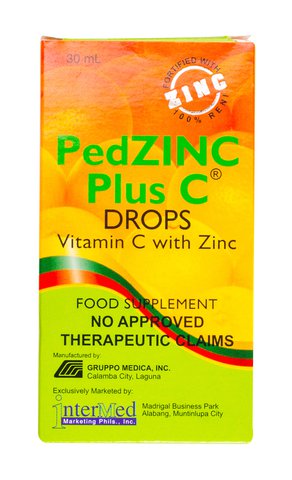 PedZINC Food Supplement Plus C Drops 30 ml
