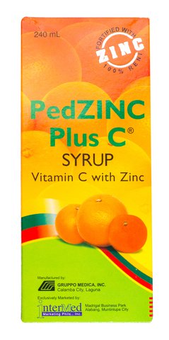 PedZINC Food Supplement Plus C Drops 240 ml