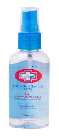 Cleene Hand Sanitizer Zest Spray 60 ml