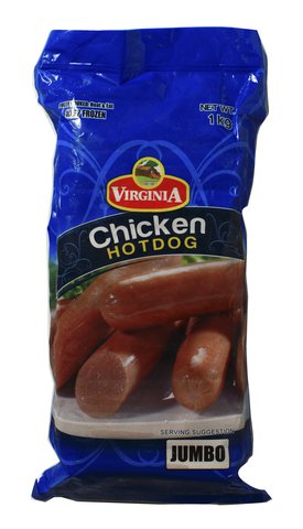 Virginia Chicken Hotdog Jumbo 1 kg