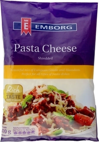 Emborg Pasta Cheese Shredded 200 g